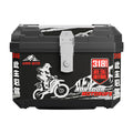 Universal motorcycle top box - extra large capacity electric vehicle waterproof trunk - scooter luggage box - tool storage case