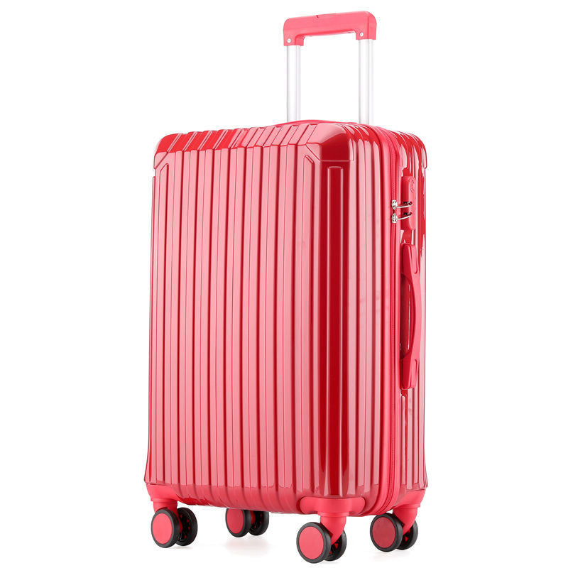 Simple luggage student pull rod box password box universal wheel leather box ins large capacity suitcase
