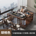 1m rotating tea table + 1 comb back chair + 2 chinoiserie crescent chairs