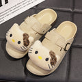 2026 spring/autumn women's birkenstock-style slippers, hello kitty slippers, soft sole cute lightweight indoor/outdoor slippers wholesale