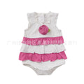 Export children's clothing baby bag butt shirt pure cotton bottom newborn khaki baby sleeveless vest summer one-piece