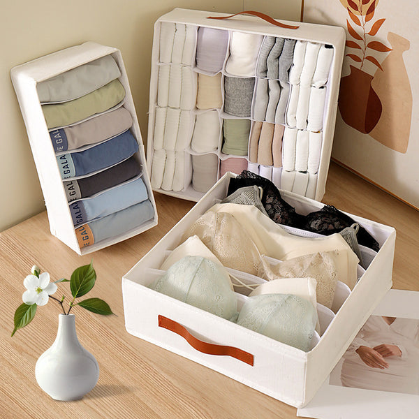 Tianshan hemp underwear storage box bedroom underwear storage drawer multi-functional dormitory household wardrobe socks storage box