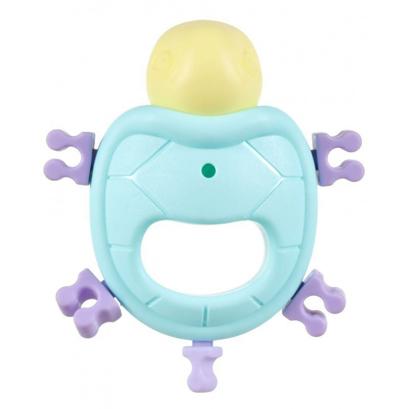 Cross-border baby hand rattle toy 0-1 years old newborn baby can gnaw teething glue baby bed bell pedal piano pendant