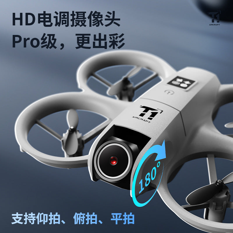 hot-selling four-axis mini drone, real-time aerial photography remote control aircraft, altitude-fixed and drop-resistant children's aircraft toy