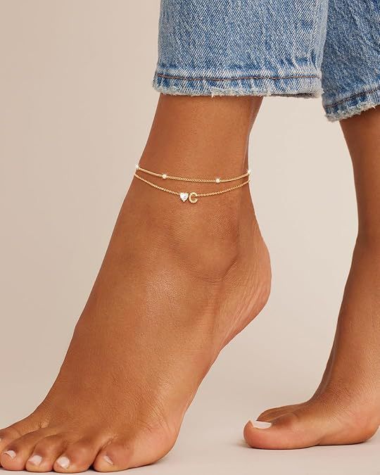 Anklet women's light luxury niche design exquisite anklet girls 2025 new arrival high-end summer jewelry
