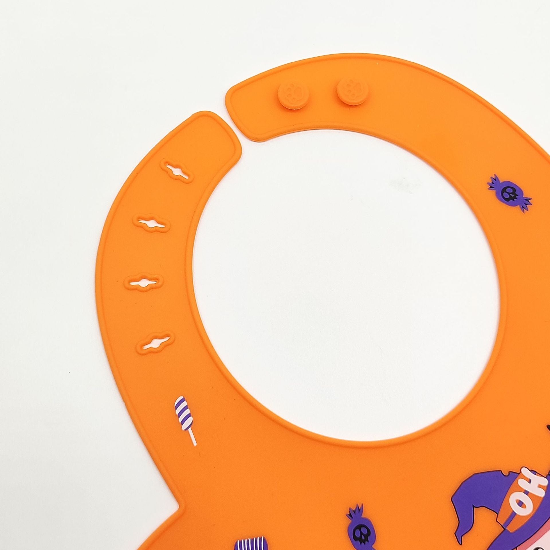 Cross-border rice pocket, baby food pocket, silicone bib, Halloween baby food pocket, waterproof and oil-proof saliva pocket