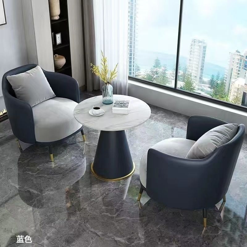 Hotel table and chair combination sales office reception table and chair shopping mall beauty salon casual single sofa coffee table combination