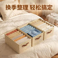 New little red flower divided storage box, underwear organizer, pp board clothes and pants storage solution, clothing storage box