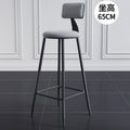 Second generation black chair + gray velvet 65cm
