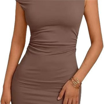 Export women's clothing cross-border  independent station shein   spring and summer elegant silm sleeveless dress
