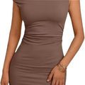 Export women's clothing cross-border  independent station shein   spring and summer elegant silm sleeveless dress