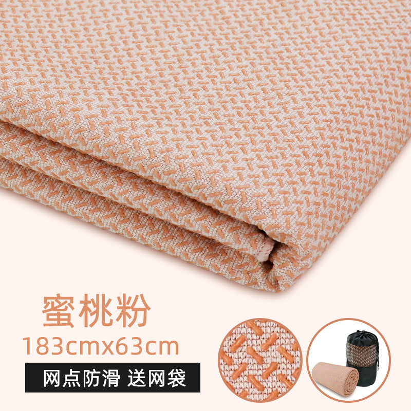 Yoga mat indoor non-slip professional towel cloth mat sweat-absorbent machine washable thin portable yoga dirt blanket