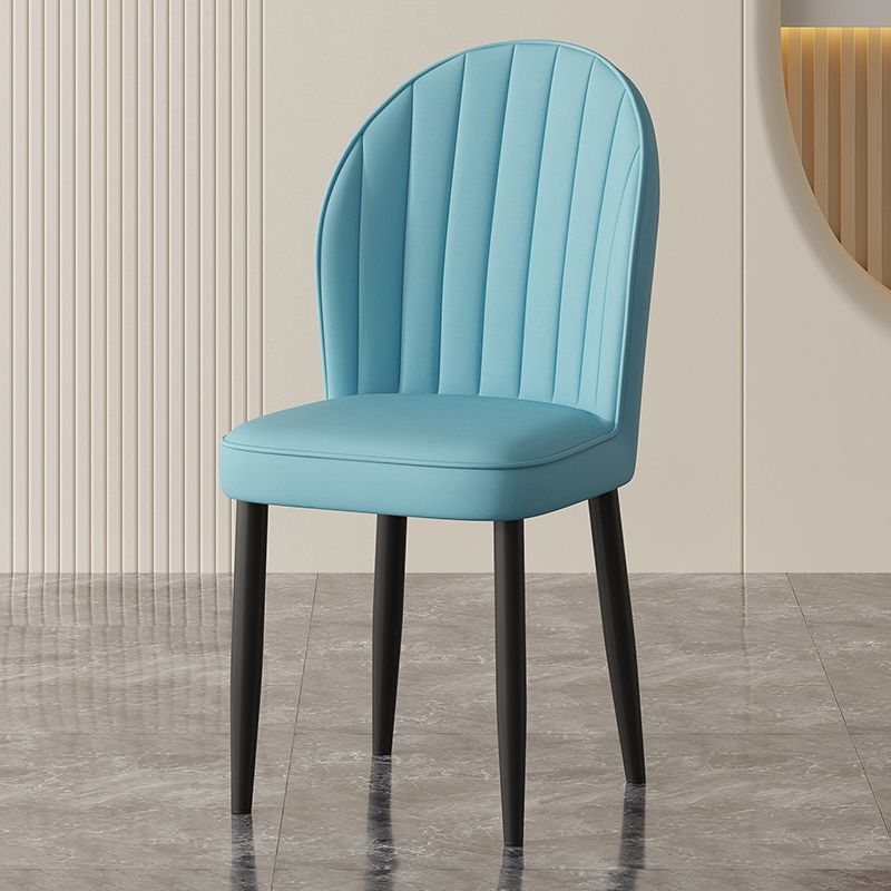 Cream style Nordic light luxury dining chair Home simple modern restaurant Makeup stool Leisure table and chair Hotel chair arc