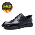 Men's leather dress shoes - british style, live stream, black, formal business casual, soft sole, wedding groom, suit shoes