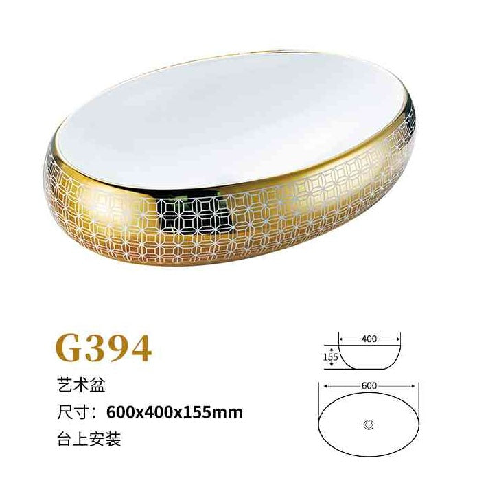 陶瓷台上盆轻奢洗手盆艺术盆洗脸盆小户型家用酒店民宿台上盆加深