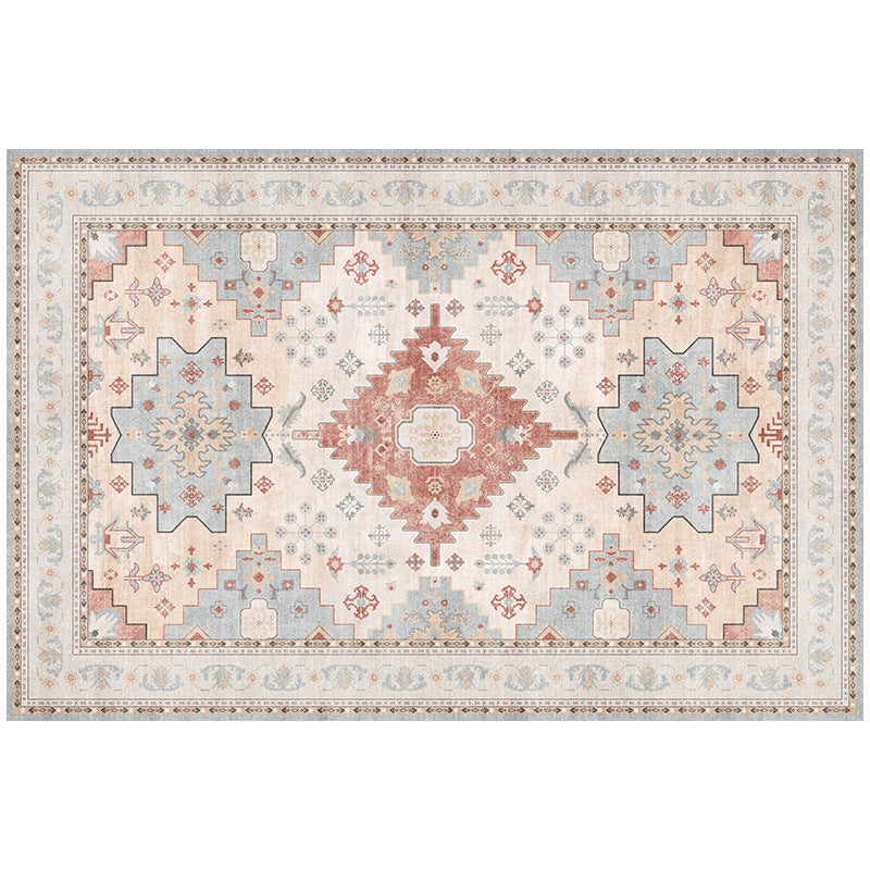 Carpet living room foldable cross-border  persian washed imitation cashmere retro easy-care household bedside mat