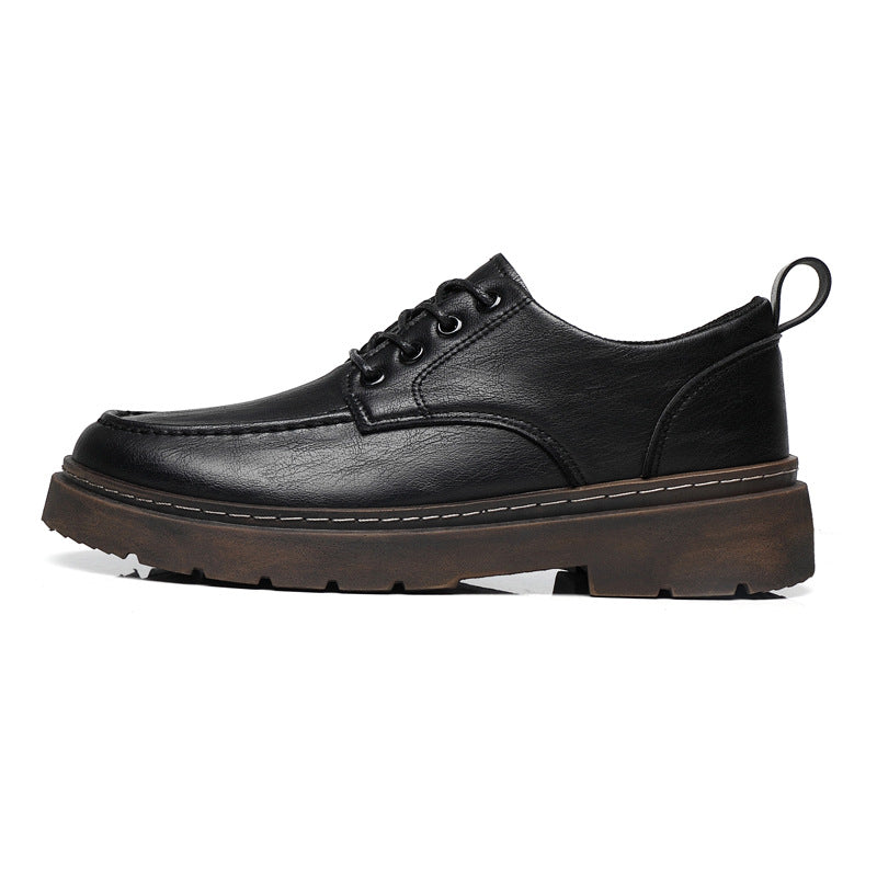 Spring british style business work shoes sneakers men's office leather shoes casual new versatile men's shoes