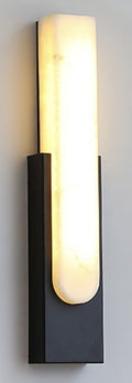 Nordic bedroom bedside wall lamp postmodern marble aisle wall lamp study living room model room background light luxury wall lamp