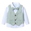 Spring & fallkids small suitsuitboyplaidboy baby suit handsome first birthday flower girl dress performance costume