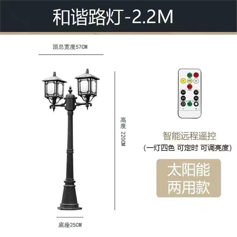 Solar powered lawn lights - outdoor patio lights - waterproof pathway ground lights - stake lights for lawns, villas, gardens, and landscaping