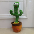 Best selling cactus dancing, singing and talking sand sculpture twisting electric doll interactive ornament stuffed toy
