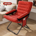 Beanbag chair single chair student dormitory computer chair plaid long sitting balcony small sofa bedroom backrest lounge chair