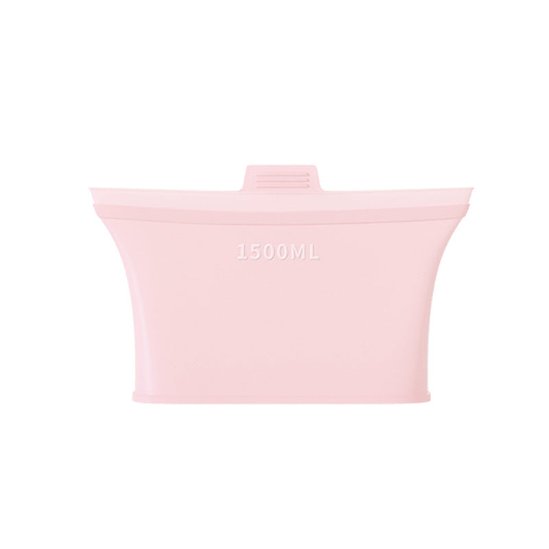 Food-grade silicone fresh-keeping bags, household fruit storage bags, refrigerator freezer sealing bags, leak-proof storage, cross-border hot seller