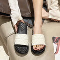 Women's summer slippers - stylish, sweet, princess-style, thick-soled, indoor/outdoor, non-slip, beach-ready thong sandals
