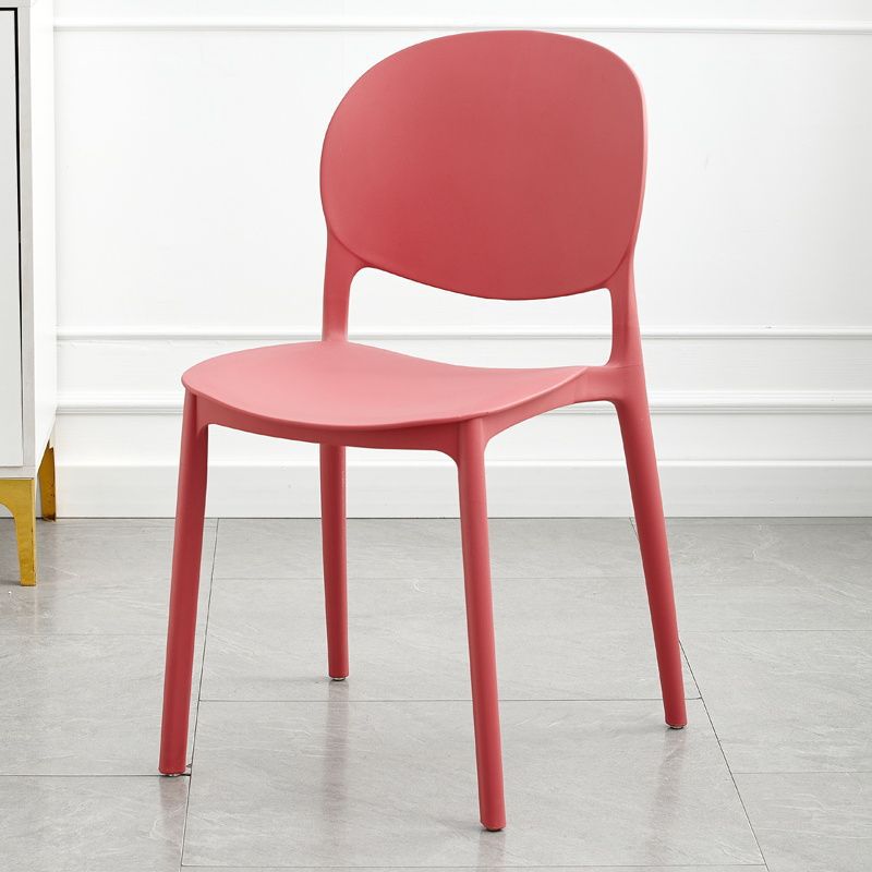 Scandinavian modern casual plastic chair for home backrest dining chair casual study chair stool restaurant chair scandinavian style