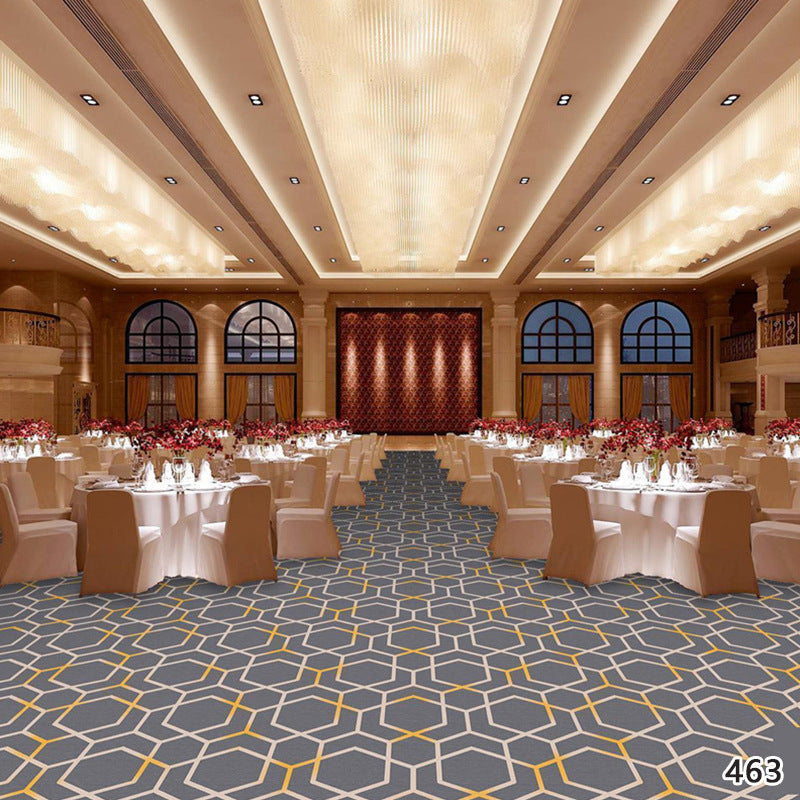 Restaurant carpet chinoiserie style large area banquet hall private room hotel aisle flame retardant cerpet commercial full floor