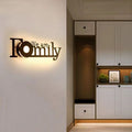 Nordic style modern minimalist led decorative wall lamp - kids' room bedside wall sconce - wall-mounted letter wall light