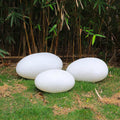 Outdoor waterproof led creative light-up stone lamp - realistic pebble lights for villa gardens, lawns, and courtyards