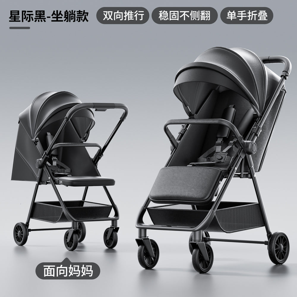 Baby stroller - convertible pushchair, lightweight & foldable, suitable for infants & toddlers (0-3 years), compact & portable