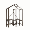 Stereo folding wardrobe, installation-free cloth wardrobe, for home bedroom, strong and durable, simple wardrobe, steel frame storage wardrobe