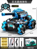 Kids' remote control car - water bomb launcher, gesture sensing, battle tank, 4wd off-road mecha - toy car for boys