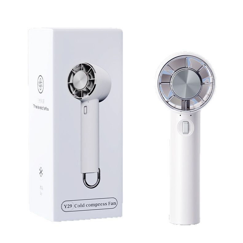 Xiaohongshu's new semiconductor cooling fan, outdoor portable ice compress, mini silent turbine high-speed handheld fan