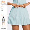 Tennis skirt pleated accordion golf sports skirt fashion tape high waist yoga skirt women's sports skirt