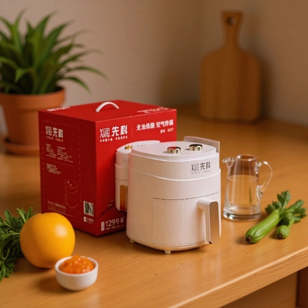 Upgrade the no-flip air fryer, the new household large-capacity multi-function automatic intelligent electric fryer, gift wholesale