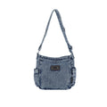 denim bag women's autumnew arrivalretrocasual hong kong style canvas shoulder bag casual student crossbody bag