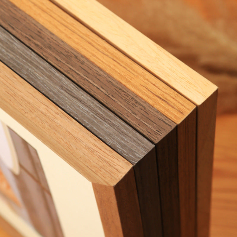 Solid wood picture frame hanging on the wall Large photo frame mounted a4 paper sketch watercolor eight 4k8k open 16 inches 12 Support any size