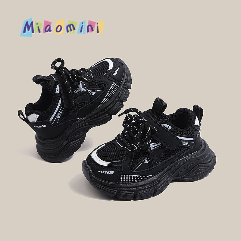 spring new arrivals: kids' athletic shoes - chunky sneakers, breathable mesh, versatile style for boys, girls, and toddlers - trendy casual shoes
