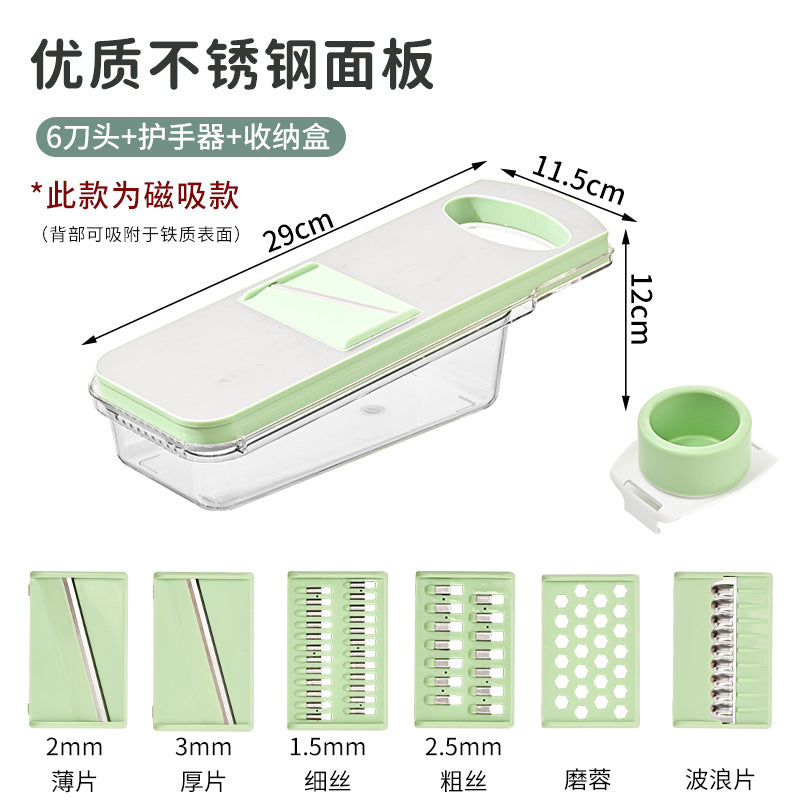 Kitchen for home potato shredding and cucumber handy gadget stainless steel grater multifunctional vegetable cutter slicer shredder