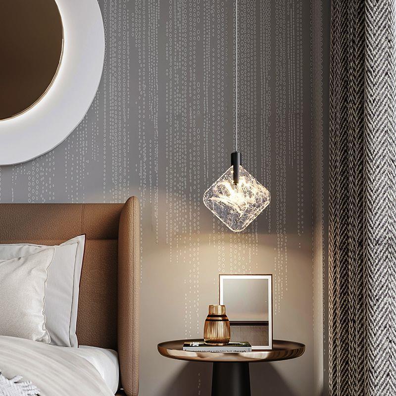 Bedside chandelier normcoreaccessible luxuryclassy crystal hanging lamp bedroom bedside small chandelier popular entrance chandelier