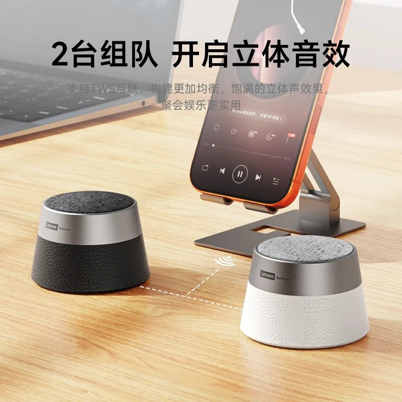 Lenovo hd103pro bluetooth speaker - high-fidelity audio, deep bass, extended battery life, magnetic design, compact outdoor speaker