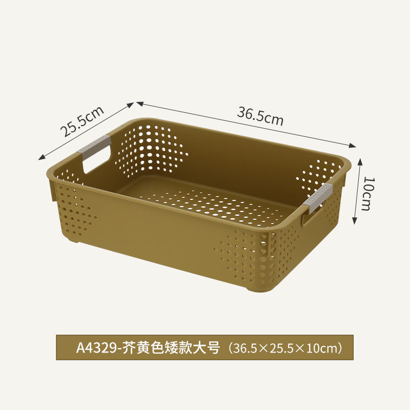 Wholesale desktop storage basket sundries storage box storage basket rectangular snack toy storage basket finishing box
