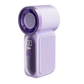 X688 cross-border new high-speed handheld small fan usb rechargeable digital display portable small violent fan