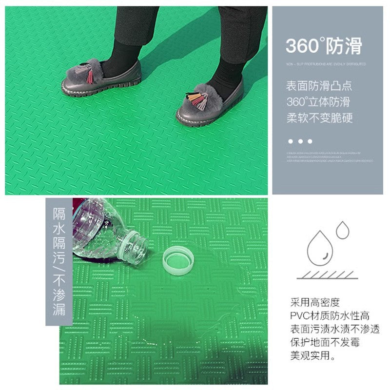 Pvc anti-slip mat - thickened, wear-resistant, waterproof plastic carpet - anti-slip floor mat for stairs, hallways, full coverage flooring, and floor adhesive