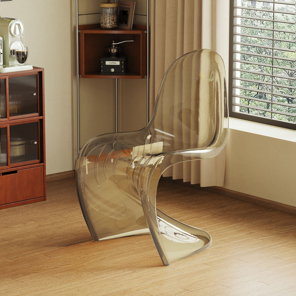 Simple modern for homethickened dining chair scandinavian stackable plastic back chair designer popular makeup chair