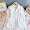 new girls' summer dress - lightweight korean style, slimming, elegant blazer dress for toddler and young girls, princess style