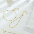 Personalized layered stackable chain bracelet for women - new chain jewelry finger chain - travel & party gift